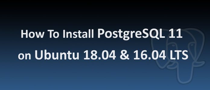 Install PostgreSQL in Ubuntu 18.04 Step-by-Step Install PostgreSQL in Ubuntu 18.04 Step-by-Step